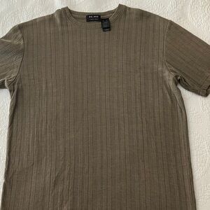 Axcess Men's Olive Ribbed Tee